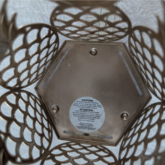 Bath & Body Works Pineapple 3-Wick Candle Holder Home Decor - Picture 3 of 6